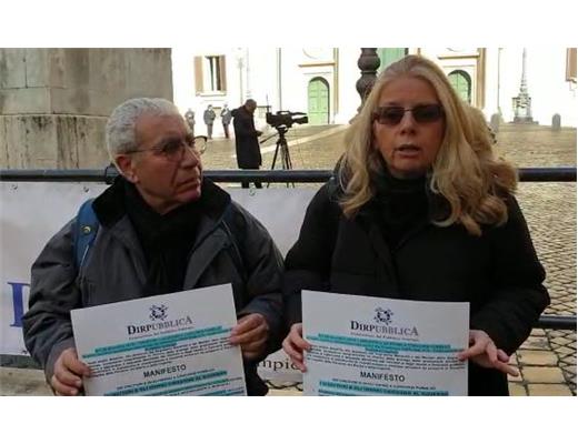 11 febbraio 2020 Gaetano Mauro nella battaglia per gli idonei.